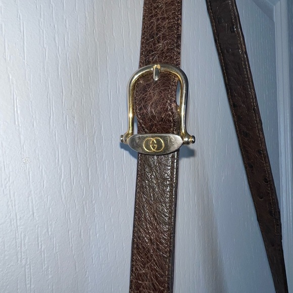 Vintage Gucci Ostrich Crossbody - Picture 15 of 16